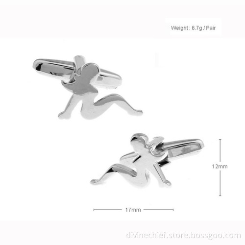 Cuff Links Factory Supply Wholesale Metal Blank Cufflinks For Man's Shirts